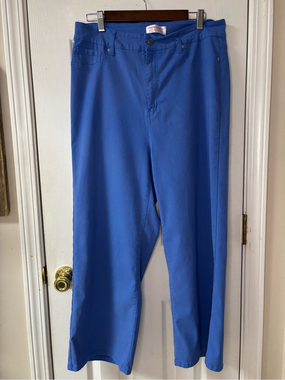 Women's Royal Blue Stretch Chinos